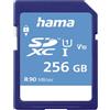 Hama SDXC 00123997 - Scheda di memoria da 256 GB UHS-I Class1 C10 533X / 80MB/S, incredibilmente veloce