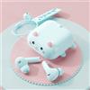 Ttbesmi Cuffie Carine per Bambini Rosa Senza Fili Cuffie per Bambine Auricolari per la Scuola Custodia per Cuffie per Bambini iPhone Android Cuffie Kawaii per Bambini Cuffie Bluetooth Cuffie con