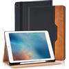 Vkooer Custodia per iPad PRO 9.7 Pollici 2016 Release Cover Protettiva Pelle PU con Multi-angli Slim Fit Folio e Auto Svegliati/Sonno, Supporto Funzione Flip Tasca Case - Nero