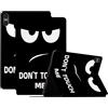 Generico DayQiQiPu Cover per Xiaomi Redmi Pad 2 Pro (25099RP13G) 12,1 Pollici Ultrasottile Caso Motivo Occhioni Furenti in pelle PU con Supporto Flip Custodia Protettiva con Auto Sveglia/Sonno, 06