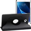 ebestStar - Cover per Samsung Galaxy Tab A6 A 10.1 (2018, 2016) T580 T585, Custodia Protezione Rotazione 360, Pelle PU, Nero