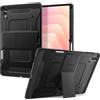 Spigen Cover Tough Armor Pro Compatibile con Samsung Galaxy Tab S11 Ultra (2025), Custodia per Galaxy Tab S11 Ultra con Supporto integrato e Portapenne - Nero