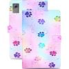 Rostsant Custodia per Lenovo Idea Tab 11 Pollici Tablet 2025 TB-336ZU TB-336FU Cover Libro PU Stand Funzione Slot per Carte Libro Cover Tablet Protettiva Lenovo Idea Tab 11 Pollici Orma
