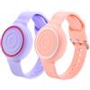 RenSheng 2 Pezzi GPS Cinturini Compatibili con Airtag Braccialetti, Cinturini in Morbido Silicone, Impermeabili e Traspiranti, Custodia Protettive con Localizzatore per Bambini e Anziani