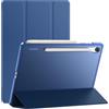 TechDealsUK Custodia per Samsung Tab S9 Fe (2023) SM-X510, SM-X516B Smart Cover con Funzione Sleep/Wake Magnetica per Galaxy Tab S9 Fe 10.9 (Blu)