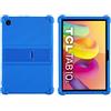 FKQLH Custodia per TCL Tab 10L, Silicone Morbido Skin Leggero Custodia Protettiva per Bambini Supporto Cover per TCL Tab 10L 10,1 Pollice, Blu Scuro