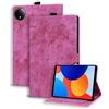 Succtopy Custodia per Xiaomi Redmi Pad SE 8.7 Pollici 2024 Cover Protettiva con Funzione di Supporto Redmi Pad SE Custodia in Pelle PU con Portapenne per Xiaomi Redmi Pad SE 8.7 2024 Rosso Rosa