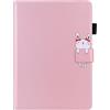 Generico DayQiQiPu Custodia per Lenovo Tab M10 (3rd Gen) Modello: TB-328FU/TB-328XU 10,1 Pollici 2022 in pelle PU con design cartone animato Coniglio,chiusura magnetica,con slot per schede stand,Oro rosa