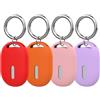 RenSheng 4 Pezzi Custodie Protettive Compatibili con Xiaomi Smart Tag, Custodia in Silicone per Xiaomi Smart Tag, Previene Graffi e Abrasioni, Include Portachiavi, per Animali Domestici
