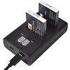 DSTE NB-6L NB-6LH - Set di caricabatterie compatibile con Canon PowerShot X500, SD3500, SD4000, is SX275, SX510, SX600, SX610, SX710, HS D10, D20, ELPH 500 HS