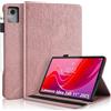 Succtopy Custodia per Lenovo Idea Tab 11 Pollici 2025 TB-336ZU TB-336FU Cover in Pelle PU con Porta Penna Case Protettiva con Funzione di Supporto per Lenovo Idea Tab 2025 11 Pollici Oro Rosa