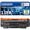 FANSHENG 139X W1390X 3002dw ( W139X W139A ) 【 Toner con Chip 】 Compatibile per HP LaserJet Pro 3002 3002dw 3002fdw Pro MFP 3102 MFP 3102fdw MFP 3102fdn Stampante 4000 pagine 1390X 1390A (1 x Nero)