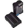 DSTE 2pcs BLM-1 PS-BLM1 Batteria Compatibili con Olympus C-5060, C-7070, C-8080, E-30, E-520, E-300, E-500