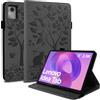LSPCASA Custodia per Lenovo Idea Tab 11 Pollici 2025 TB-336ZU TB-336FU Folio Flip Cover in Pelle PU Protettiva Con Funzione Stand Porta Carte per Lenovo Idea Tab 11 Nero