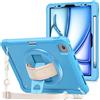 ProCase Cover iPad Air 11 M2/M3 2024/2025, iPad Air 5/4 Generazione 10,9 Pollici, Rugged Custodia Protettiva Antiurto con Cavalletto Rotante 360 -Blu