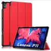Kepuch Custer PU-Pelle Case Custodia Cover per Lenovo Tab P11 2020 TB-J606/Lenovo Tab P11 Plus 2021 TB-J616 - Rosso