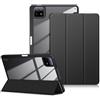 DINGGUAGUA Custodia Compatibile con Xiaomi Mi Pad 6/Mi Pad 6 Pro 11 Pollici 2023 Tablet, Con S Pen Holder - Antiurto Sottile Cover Posteriore Trasparente,Nero
