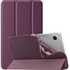 TiMOVO Cover per Samsung Galaxy Tab A11/A9 8.7 Pollici, Viola Scuro | TPU Traslucido e Smerigliato, Sottile e Morbida, Compatibile con SM-X130/X133/X135/X110/X115/X117