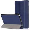 Kepuch Custer Cover per iPad 9.7 2018 2017/Air 1 Air 2,PU-Pelle Case Custodia per iPad 9.7 2018 2017/Air 1 Air 2 - Blu