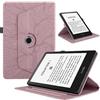 TEDTIKJT Tablet Cover per Xiaomi Pad 5/Pad 5 Pro 112021 Custodia Pelle PU 360°Multi Angolo Ruotabile Portatile Flip Protettiva Cover con Supporto Funzione per Xiaomi Pad 5,Oro Rosa