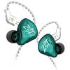 CCA KZ ZST X - Cuffie auricolari 1BA 1DD con cavo HiFi ergonomico, per gaming, con cavo rimovibile a 2 poli per cantanti, musicisti, audiofila, DJ