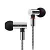 final Auricolari isolanti E5000, driver dinamico da 6,4 mm, ad alta risoluzione, alloggiamento in acciaio inossidabile, cavo MMCX rivestito in argento staccabile, gommini Swing-Fit in acciaio