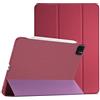 ProCase Custodia per iPad Pro 11 Pollici 2022/2021/2020/2018, Cover per iPad Pro 11 4a/3a/2a/1a Generazione, Ultra Sottile Leggero Cover con Auto Svegliati/Sonno -Vino