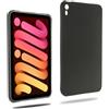 REY Cover in Gel TPU Nera per iPad Mini 6ª GENERACION 8,3 2021-7ª GENERACION 8,3 2024, Ultra Sottile 0,33 mm, Morbido Flessibile, Custodia Silicone