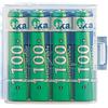 tka Köbele Akkutechnik Set da 4 batterie ricaricabili AAA Micro NiMH 1100 mAh con custodia