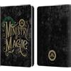 Head Case Designs Licenza Ufficiale Harry Potter Ministero della Magia Tipografia delle Località Custodia Portafoglio in Pelle Compatibile con Amazon Kindle 11th Gen 6in 2022