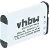 vhbw batteria compatibile con Casio Exilim EX Serie FH100, H10, H20G, H15 HI-Zoom fotocamera (1300mAh, 3,6V, Li-Ion)