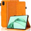 Vkooer Custodia per Honor Pad X8a 11 pollici Tablet 2024 Custodia protettiva in pelle premium Folio Smart Case con supporto per penna auto sleep/wake slot per schede per Xiaomi Honor Pad X8a, arancione