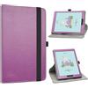 MAMA MOUTH Custodia girevole a 360°per BMAX MaxPad I8 Plus/Bmax I8 Plus 8.7 Pollici Tablet,Viola
