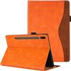 CASAFUNY Custodia per Samsung Galaxy Tab S8 11'' 2022 / Tab S7 11'' 2020 con S Pen Holder, SM-X700/X706, SM-T870/T87, Protettiva Magnetica con Funzione Sleep/Wake, Arancia