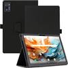 AKNICI Custodia Cover per MEIZE D138C Tablet 10 Pollici, Pelle PU Cover Custodia Protettiva con Cinghia di Sicurezza e Magnete e Funzione di Supporto
