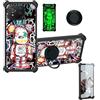 bojioderf Custodia Comaptibile per Asus Rog Phone 8 Pro Edition 5g Case Custodia [ Con 9H HD Vetro Temperato] Cover Supporto PC + Silicone YGH-MXX
