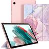 FINTIE Custodia per Samsung Galaxy Tab A8 10.5'' 2021 (SM-X200/X205/X207) | Sottile Leggero Semi-Trasparente Opaca Back Cover Protettiva Custodia con Auto Sveglia/Sonno, Glittering Marble