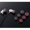 Generic 6 paia di gommini in silicone con fori per il suono da 4,5 a 6,5 mm, 3 taglie L, M, S, morbidi cuscinetti di ricambio per la riduzione del rumore, set di auricolari universali per cuffie in-ear per