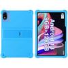 FKQLH Custodia per DOOGEE U10 Tablet, Silicone Morbido Skin Leggero Custodia Protettiva per Bambini Supporto Cover per DOOGEE U10 Tablet 10,1 Pollici, Blu