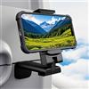 Generic Airplane Travel Essentials - Supporto universale per telefono con rotazione a 360 gradi, supporto pieghevole multi-angolo, per viaggi, ufficio e palestra (nero)