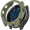 SumRioo Cover Compatibile con Garmin Forerunner 965, [Senza Pellicola Protettiva] Custodia in TPU Flessibile Morbido Custodia Durevole per Garmin Forerunner 965, Verde