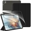 FINTIE Custodia e Pellicola per iPad Pro 13 Pollici (M5 2025 / M4 2024) | con Portapenna - [con Vetro Temperato Pellicola] Sottile Leggero Cover Retro Opaca Traslucida Cover in Morbido TPU, Nero