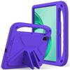 Nikaque Custodia per bambini per Honor Pad X8a 11 pollici 2024, schiuma EVA leggera antiurto Duarable, copertura per tablet con maniglia stand custodia per bambini Firendly, viola