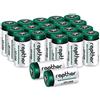 rapthor 1650mAh Pacco batteria al litio 3V CR123A / CR123 / 123A / CR17345 da 20 per fotocamera Arlo Polaroid torcia alta capacità con protezione PTC [non ricaricabile]