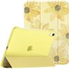 EasyAcc Custodia Cover Compatibile con iPad 11a Generazione (A16) 11 2025 | iPad 10a Generazione 10.9 (2022) (A2757/A2777), Cover Posteriore Opaca Ultra Sottile Traslucida, Motivo Girasole