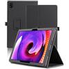 FKQLH Cover per Blackview Tab18, Sottile PU Pelle Coperchio Leggera con Funzione di Supporto Case per Blackview Tab18 Tablet 12 Pollici, Nero