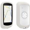 kwmobile Custodia Compatibile con Garmin Edge Explore 2 - Cover Navigatore Bici - Bumper Antiurto per Navigatore GPS - Silicone bianco