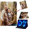 Niokfrci Personalizzate Custodia per Samsung Galaxy Tab S7 FE 12,4 SM-T970/T975/Tab S8+ 2022 SM-X800/X806/Tab S7 Plus Tablet, Personalizzabile Cover con Foto Testi Disegni in PU Pelle Flip Case