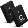 CELLONIC 2x Batteria compatibile con Nikon D3300, D3500, D3100, Df, EN-EL14 | 1050mAh, 7.4V, Ioni di Litio per Nikon D3200, D5200, D5600, D5300, D5100, D3400, D5500, Coolpix P7000, P7100, P7800, P7700