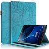 Succtop Custodia Galaxy Tab A6 Cover di Pelle PU Funzione Custodia Slot per Card Portafoglio con Coperchio per Penna Cover Tablet per Samsung Galaxy Tab A 2016 10.1 Pollici SM-T580/SM-T585 Blu